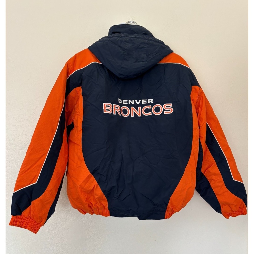 Vintage Denver Broncos Jacket XL Insulated Gorpcore 2000's Retro Full Zip Coat - Picture 9 of 16
